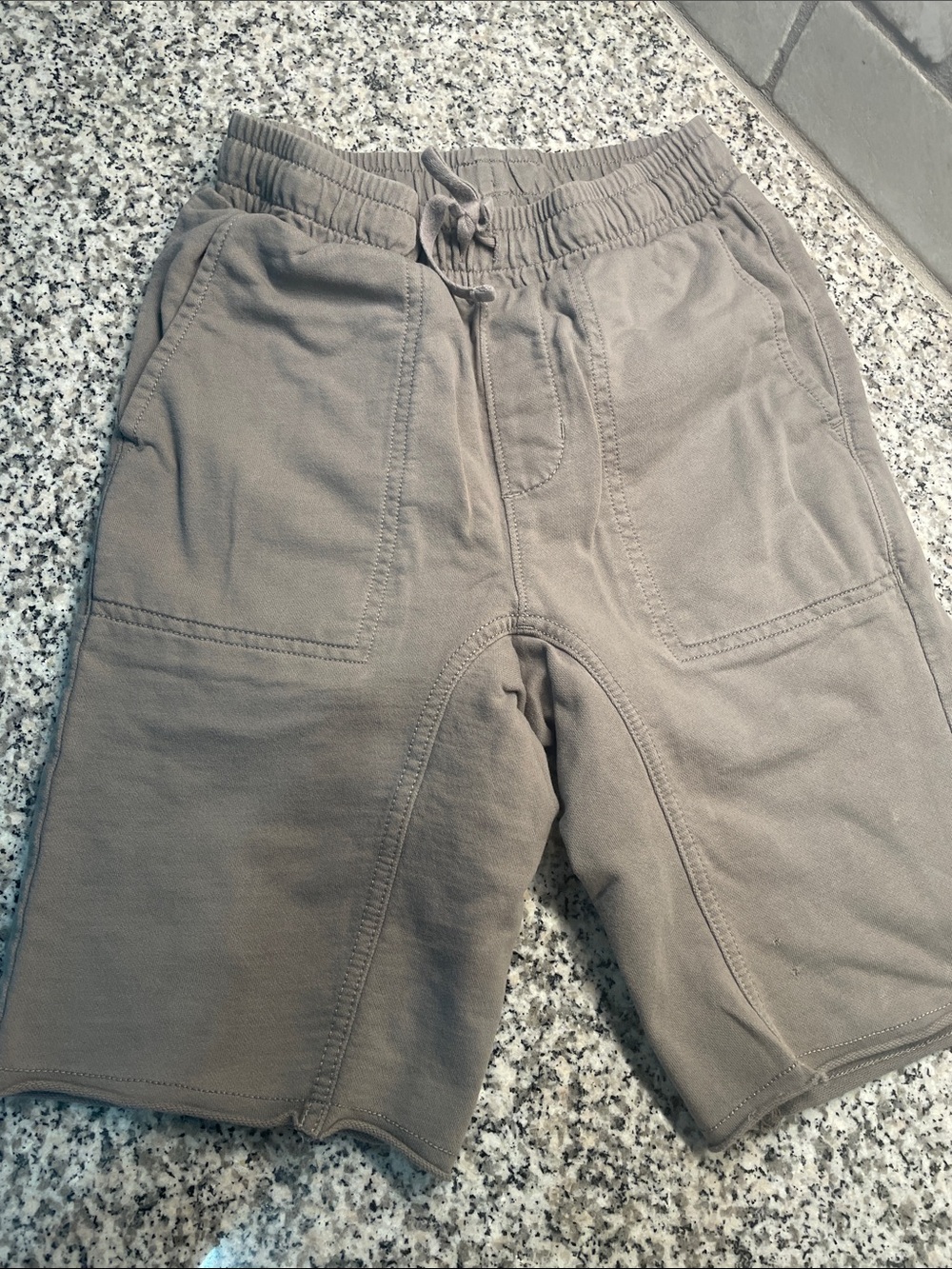 Tea Collection Toddler Boys Olive Green Drawstring Shorts
